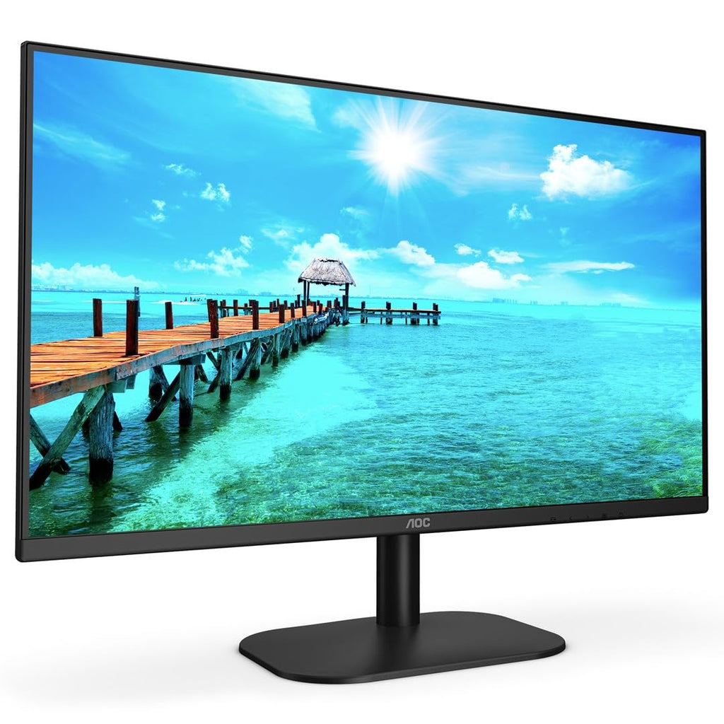 AOC 24B3HA2-24 Inch FHD monitor, IPS, 100Hz, 1ms, Ultra Narrow Boarder, FlickerFree, Adaptive Sync (1920 x 1080 250 cd/m HDMI 1.4 / DP 1.4)