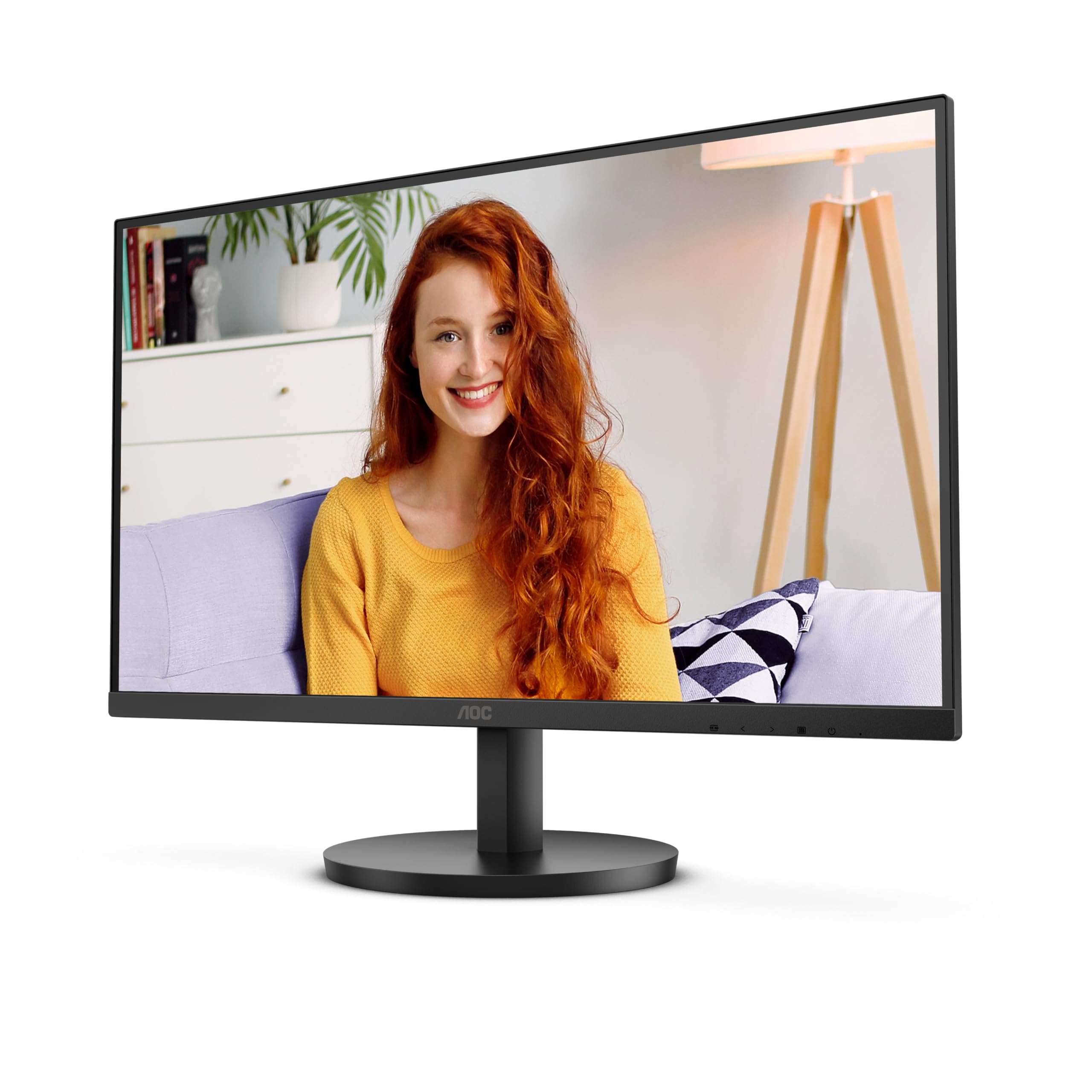 AOC 24B3HA2-24 Inch FHD monitor, IPS, 100Hz, 1ms, Ultra Narrow Boarder, FlickerFree, Adaptive Sync (1920 x 1080 250 cd/m HDMI 1.4 / DP 1.4)