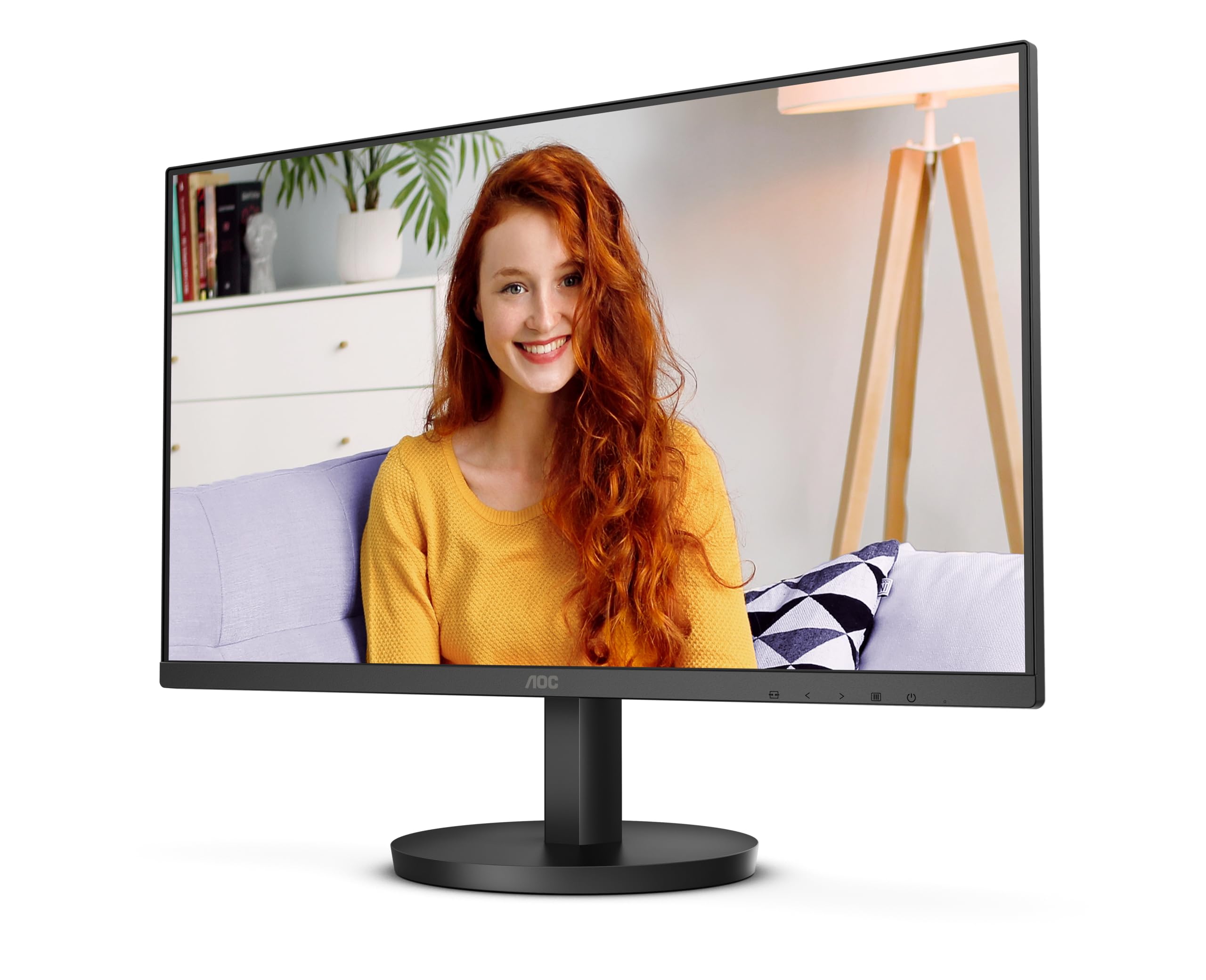 AOC 24B3HA2-24 Inch FHD monitor, IPS, 100Hz, 1ms, Ultra Narrow Boarder, FlickerFree, Adaptive Sync (1920 x 1080 250 cd/m HDMI 1.4 / DP 1.4)