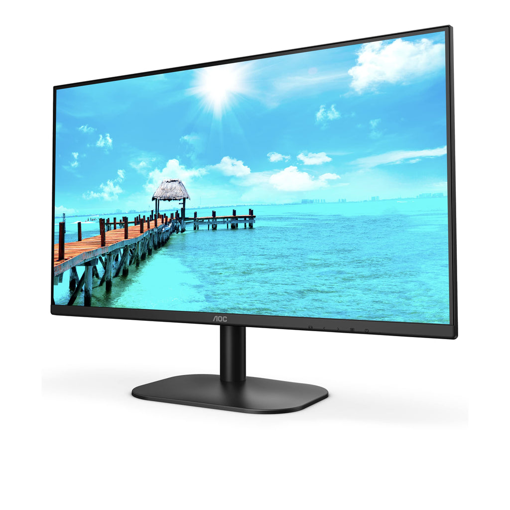 AOC 24B3HA2-24 Inch FHD monitor, IPS, 100Hz, 1ms, Ultra Narrow Boarder, FlickerFree, Adaptive Sync (1920 x 1080 250 cd/m HDMI 1.4 / DP 1.4)