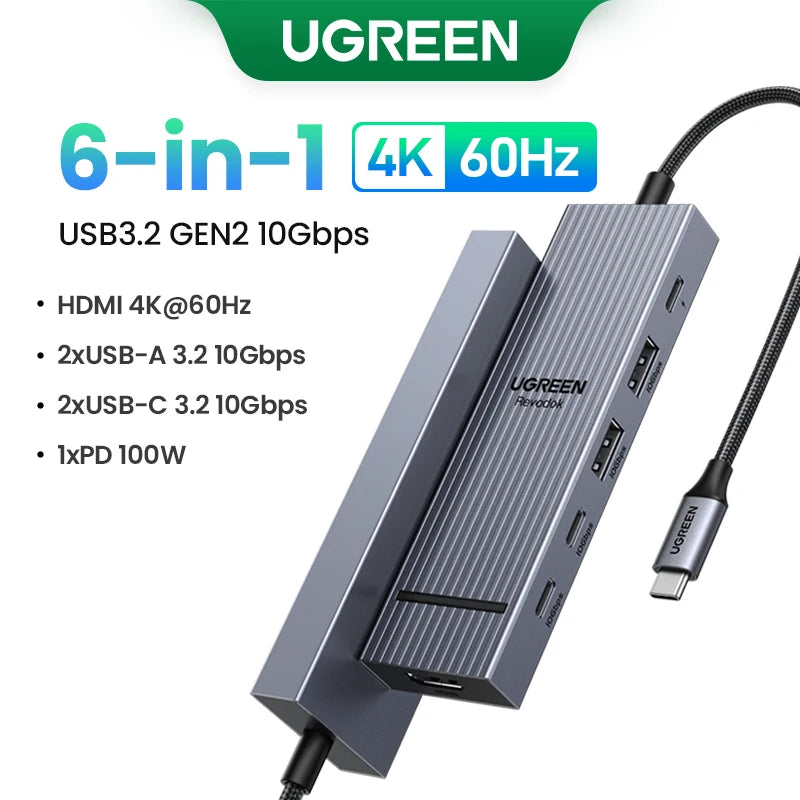 UGREEN 10Gbps USB C HUB Docking Station