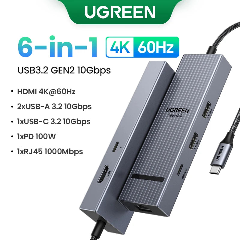 UGREEN 10Gbps USB C HUB Docking Station