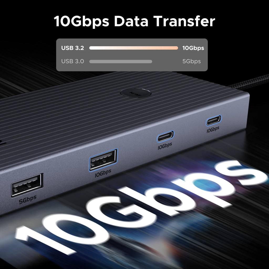 UGREEN 10Gbps USB C HUB Docking Station